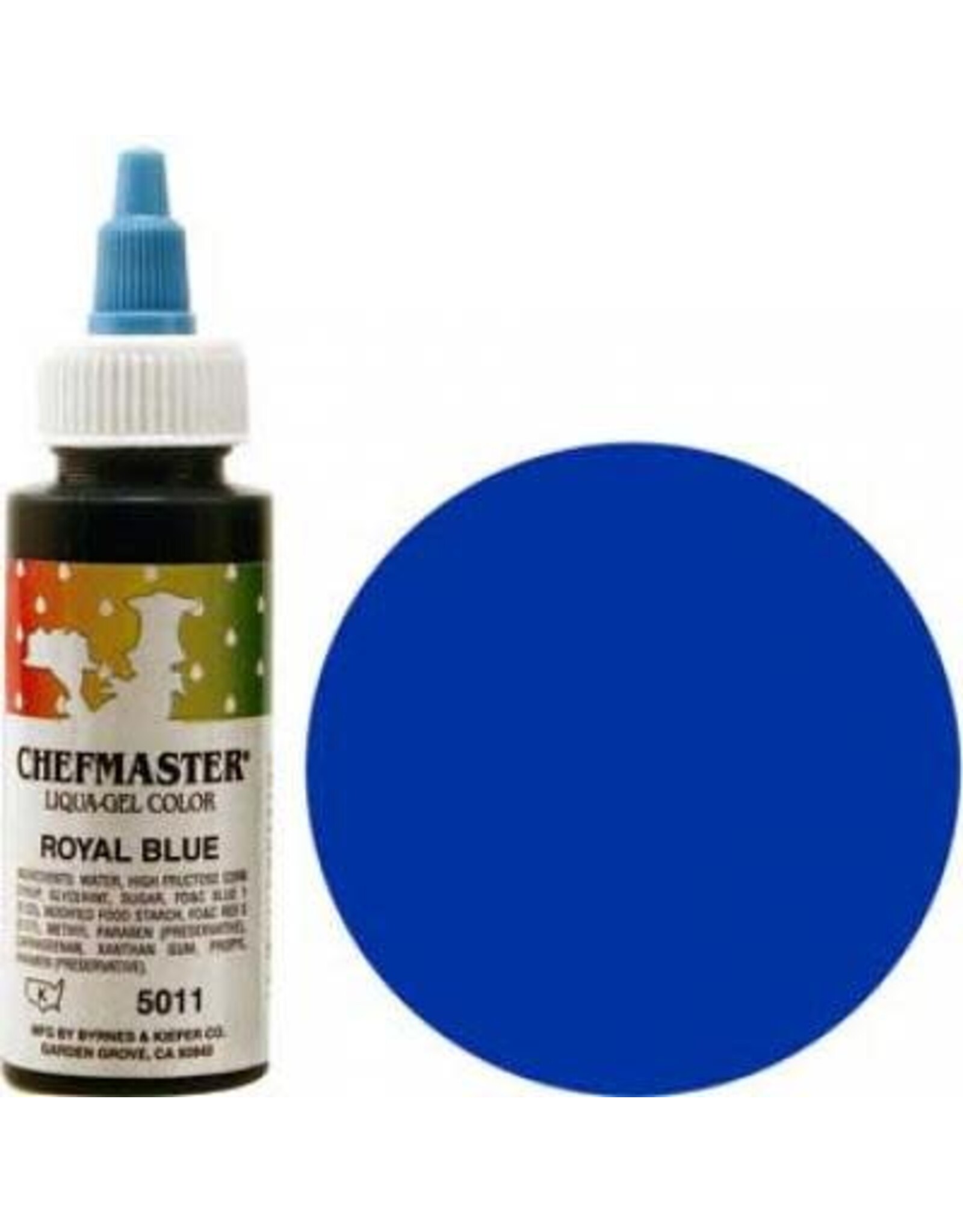 Royal Blue Chefmaster Liqua-gel 2.3 ounce