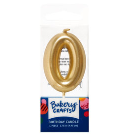 Mini Gold Candle "0"