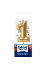 Mini Gold Candle "1"