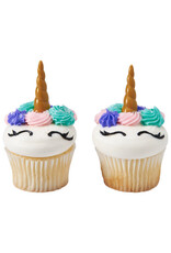 Unicorn Horn Cupcake Toppers 12 ct