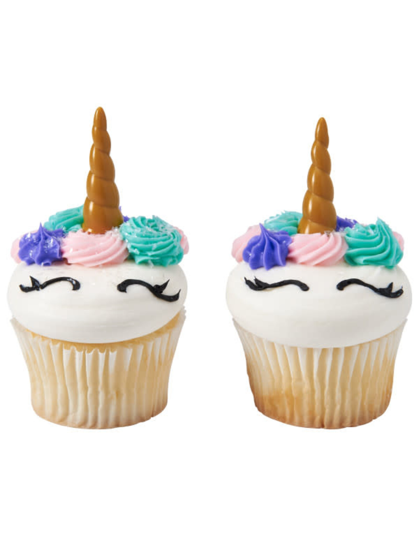Unicorn Horn Cupcake Toppers 12 ct