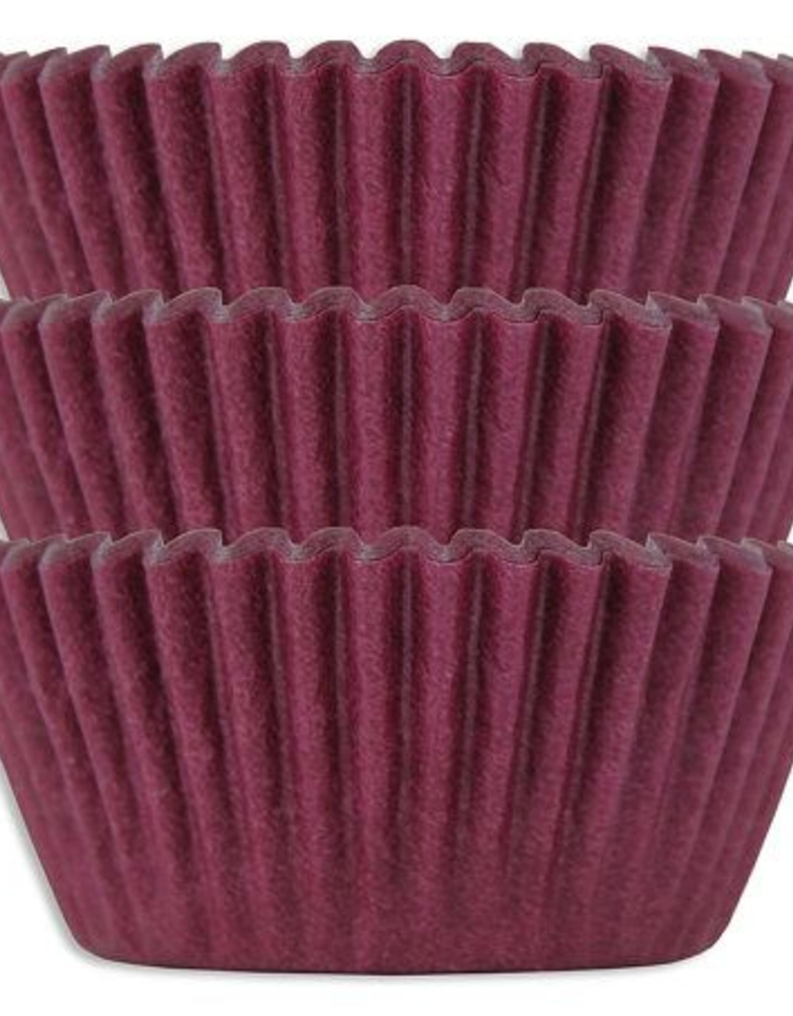 Burgundy Baking Cups (30-40/pkg)