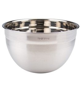 7.5 Qt. Stainless Steel Mixing Bowl