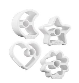 Tovolo Straw Cookie Cutters (set of 4 cutters & 4 straws)