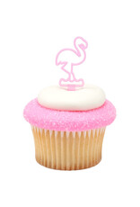 Pink Flamingo Cupcake Picks (12/pkg)