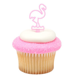 Pink Flamingo Cupcake Picks (12/pkg)