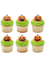 Jack-O-Lanterns Cupcake Rings (12pkg)