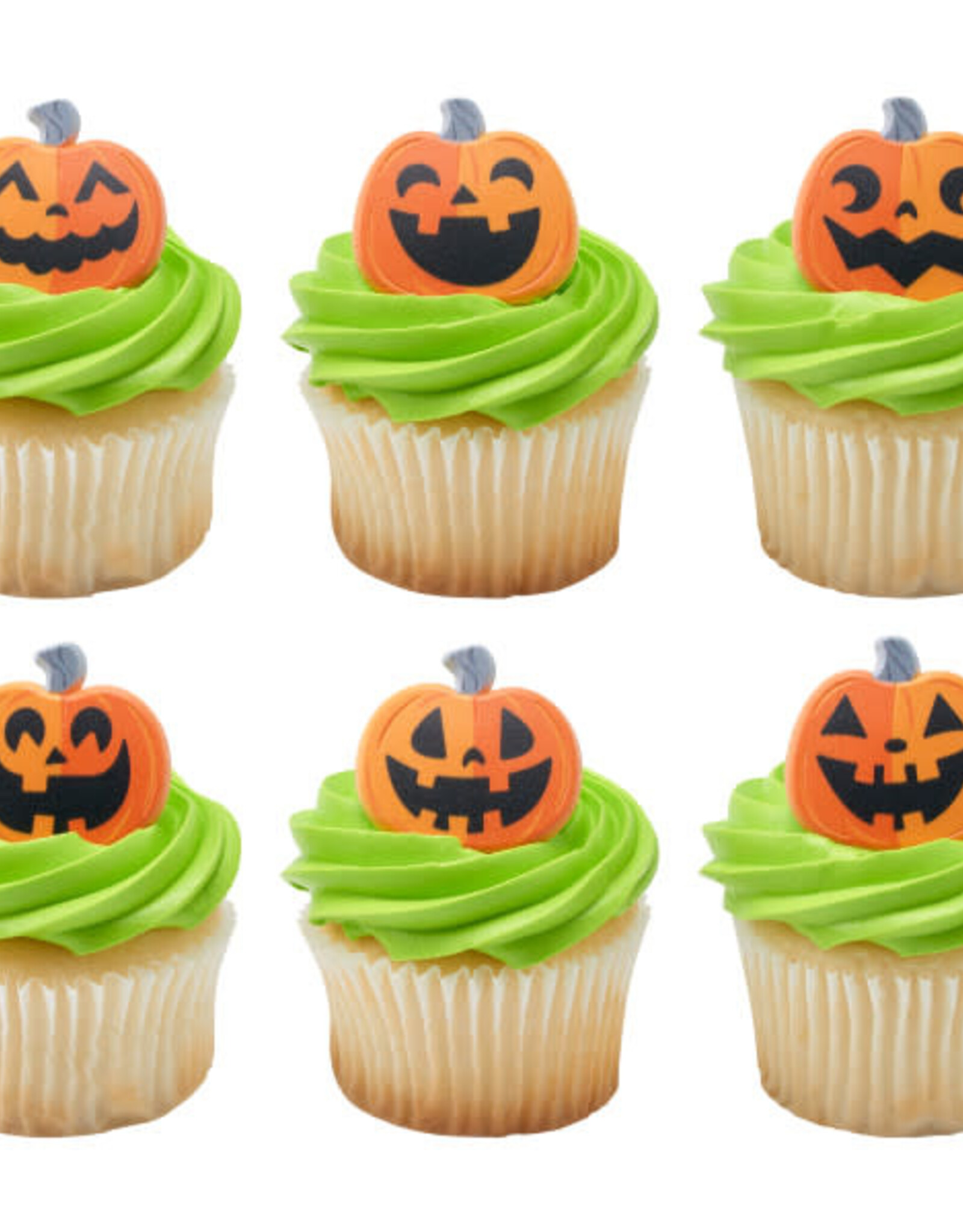 Jack-O-Lanterns Cupcake Rings (12pkg)