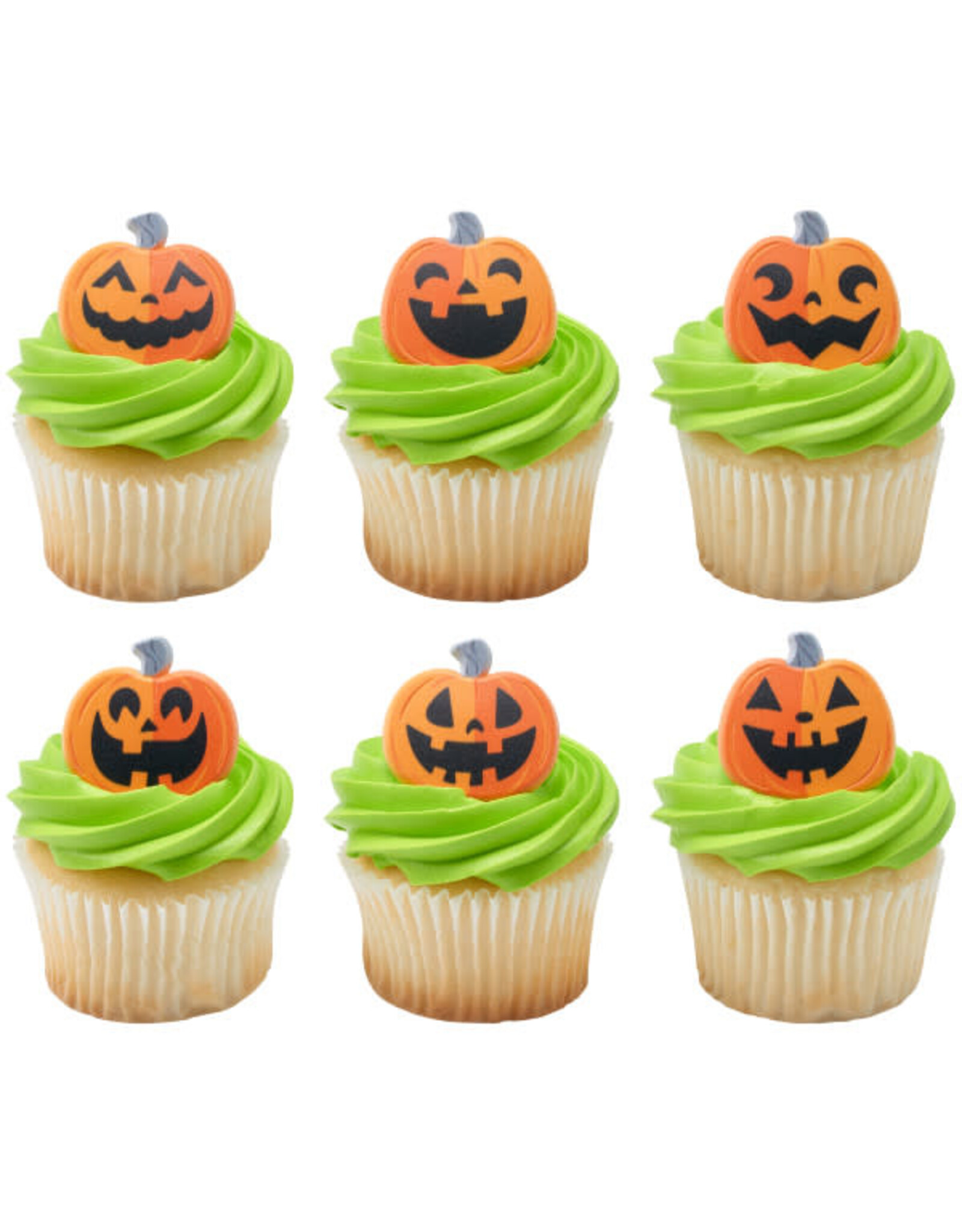 Jack-O-Lanterns Cupcake Rings (12pkg)