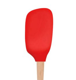 Flex Core Wood Handle Spoonula (Candy Apple Red)