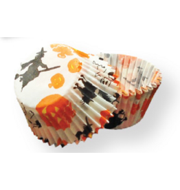 Halloween Print Mini Baking Cups (approx 40 ct)