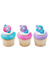 Christmas Bauble Cupcake Rings (12/pkg)