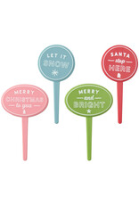 Christmas Assortment Cupcake Picks(12/pkg)