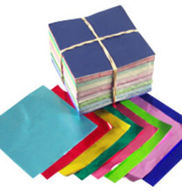 8-color Assortment Foil Squares (4") - 200ct