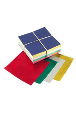 GOLD Christmas Assortment Foil Squares (5") - 125ct