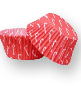 Red Candy Cane Baking Cup (30-35ct)