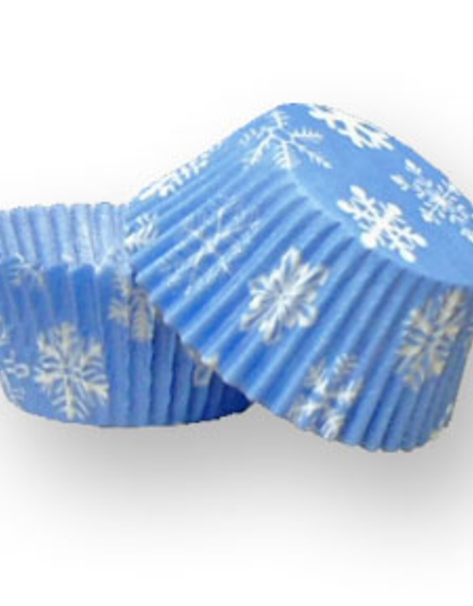 Blue Snowflake Baking Cups (30-35ct)