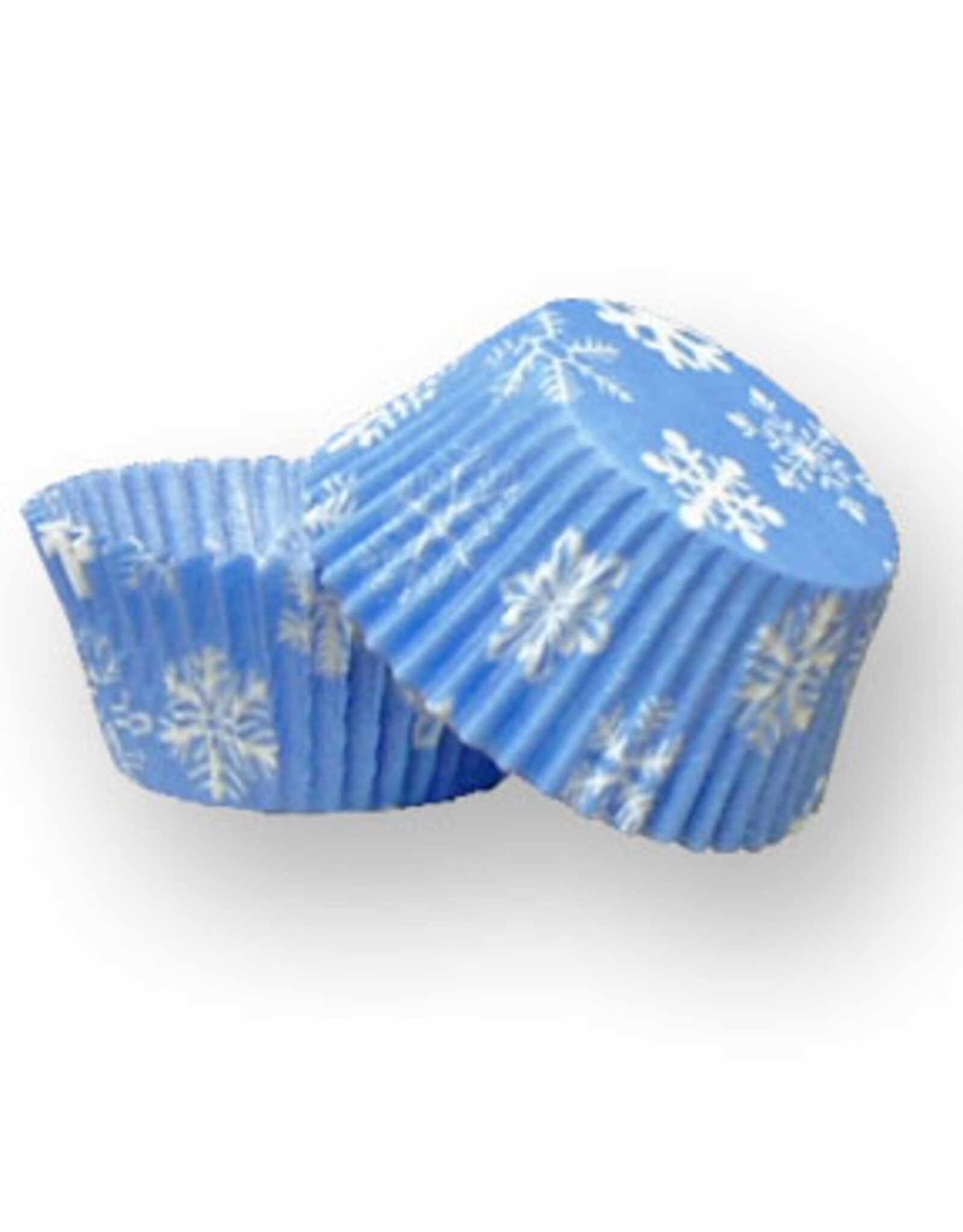Blue Snowflake Baking Cups (30-35ct)