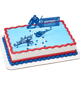 Hockey Slapshsot Cake Topper