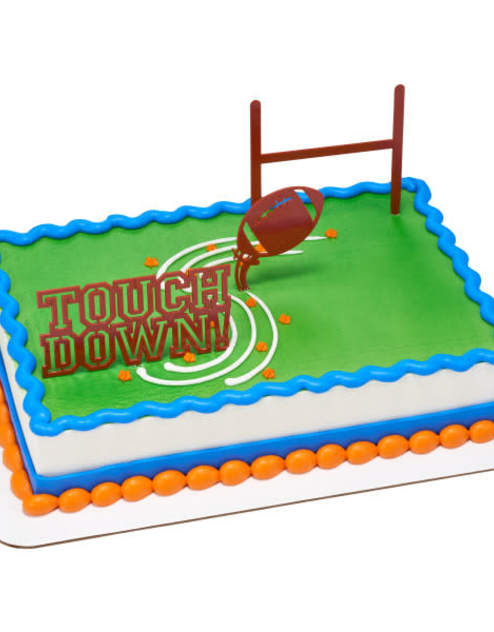 Football Touchdown Cake Topper