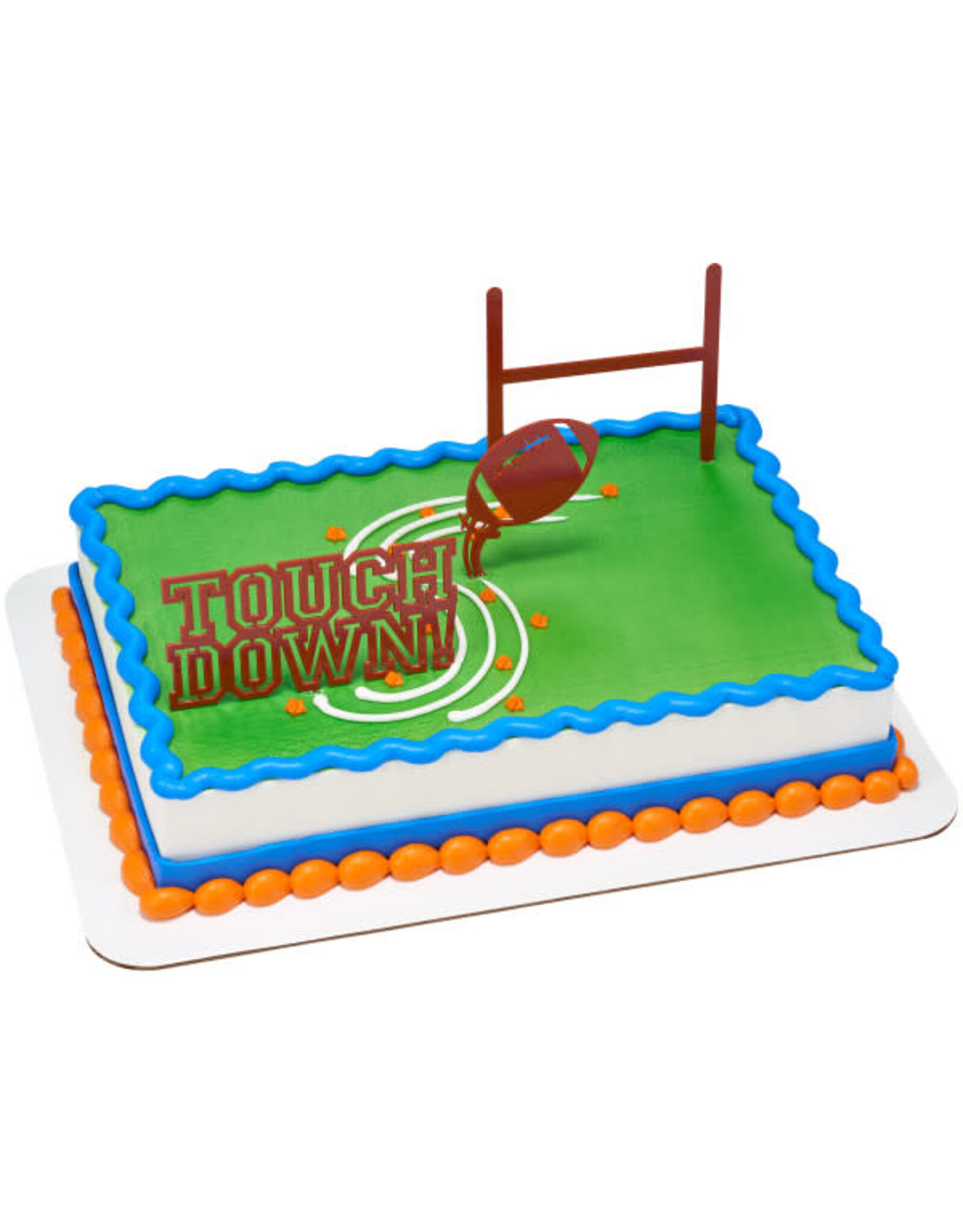 Football Touchdown Cake Topper