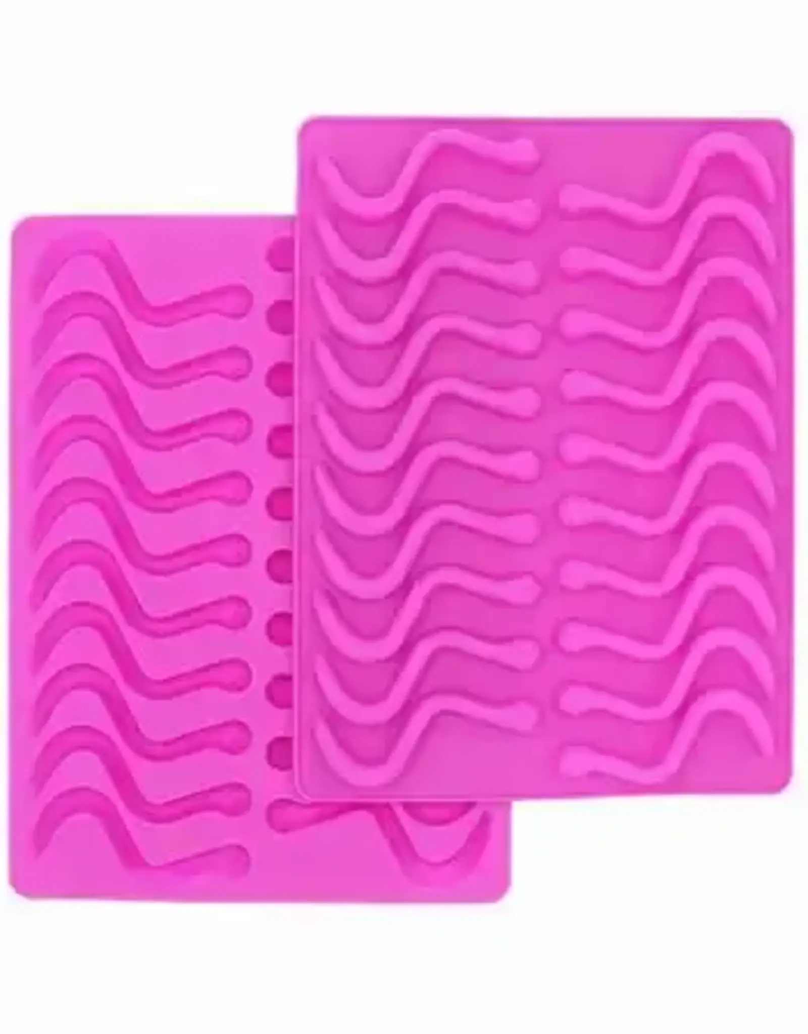 SILICONE GUMMY WORM MOLD 2 Pack