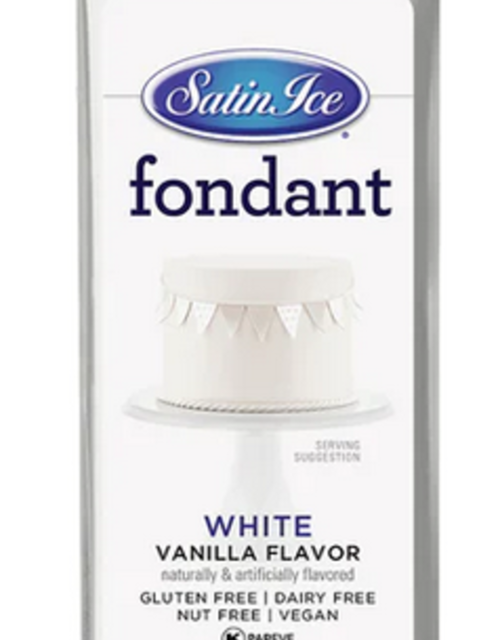 Satin Ice Fondant (White 4.4 oz)