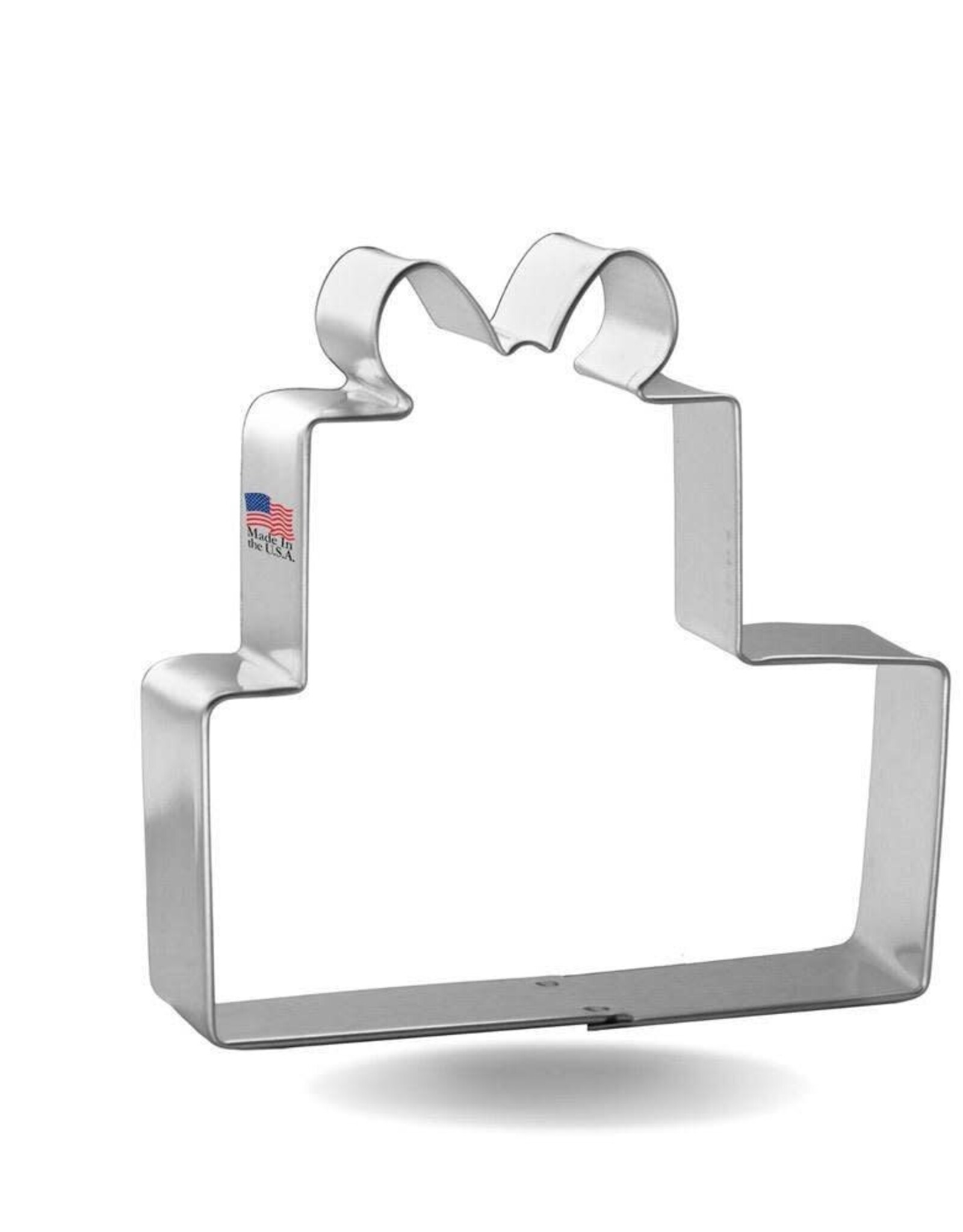 Stacked Gifts Cookie Cutter 3.75