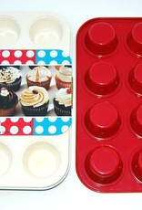 Muffin Pan 12 cup (Red)