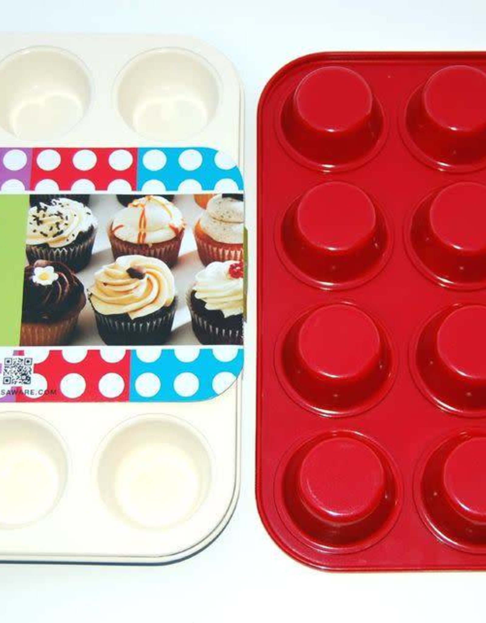 Muffin Pan 12 cup (Red)