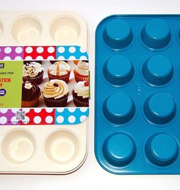 Muffin Pan 12 Cup (Blue)
