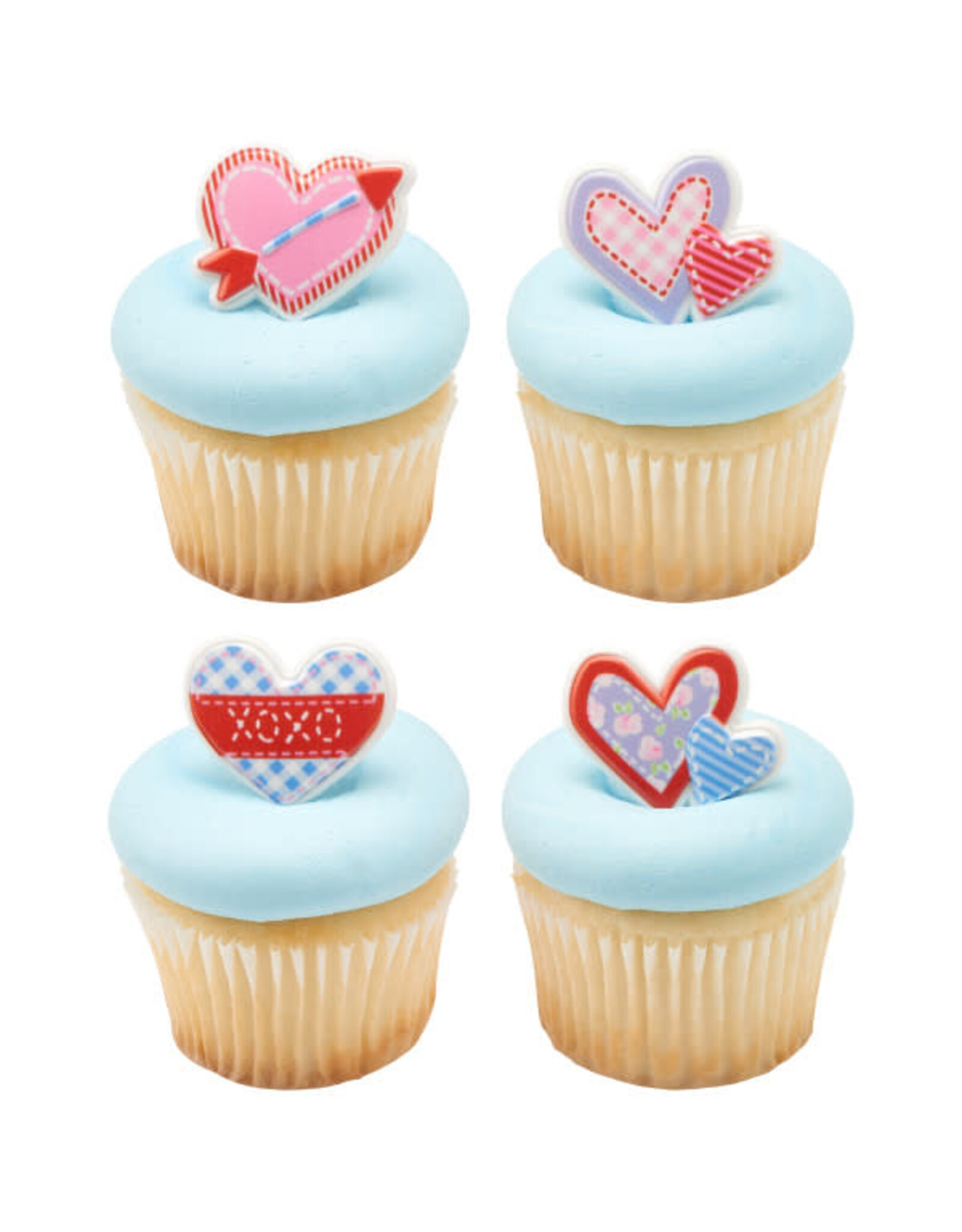 Cross My Heart Cupcake Rings (12/pkg)