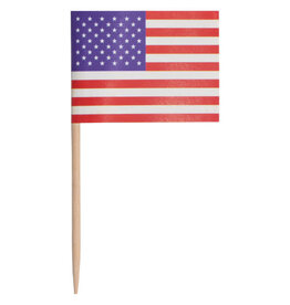 American Flag Picks (12/pkg)