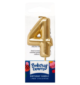 Mini Gold Candle "4"