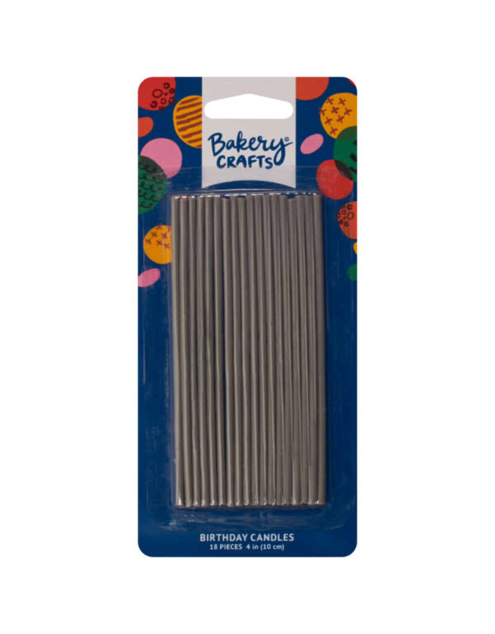 Grey 4" Sparkler Candles (pkg of 18)
