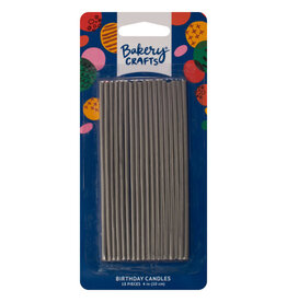 Grey 4" Sparkler Candles (pkg of 18)