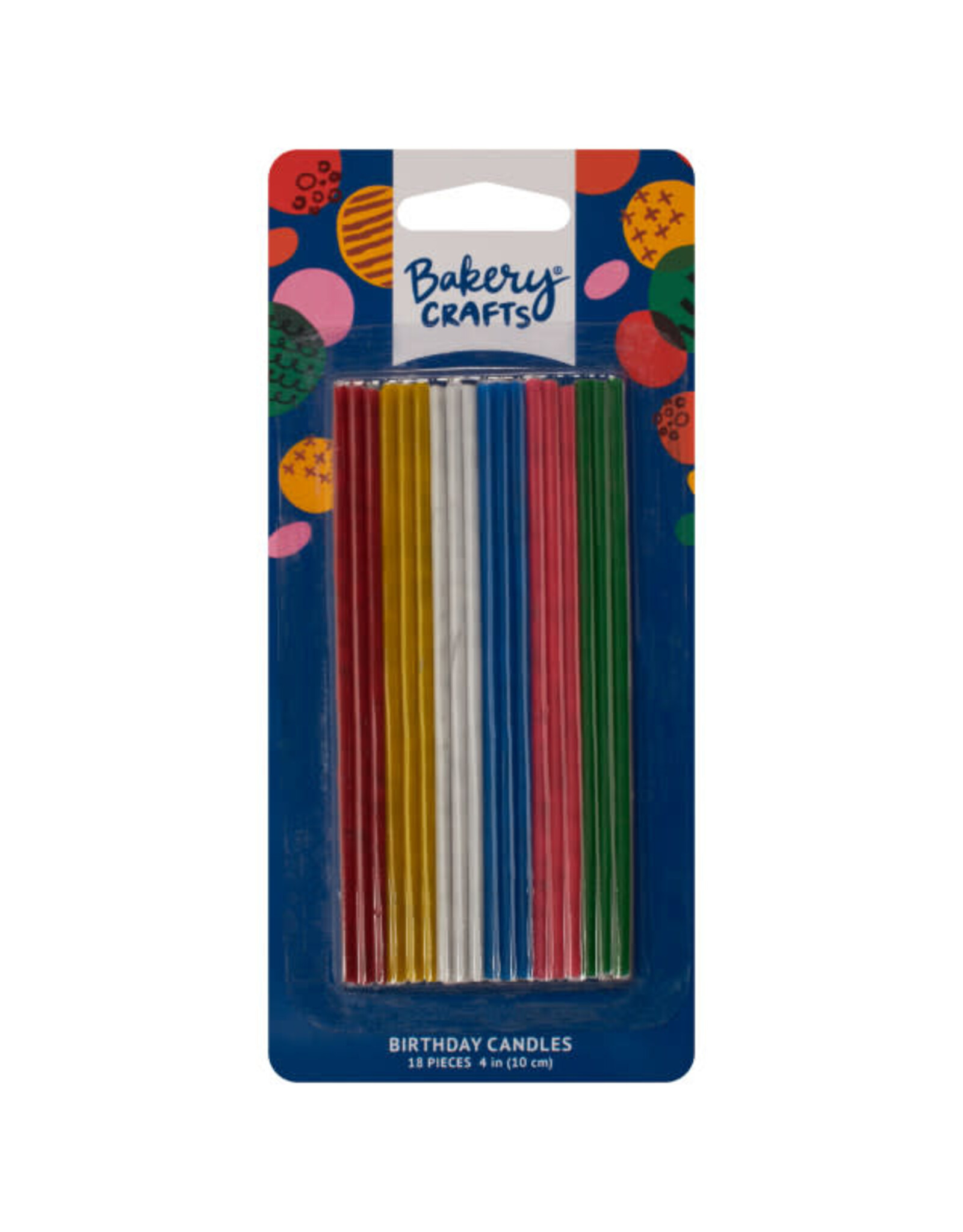 Color Sparkler 4" Candle Asst (pkg of 18)