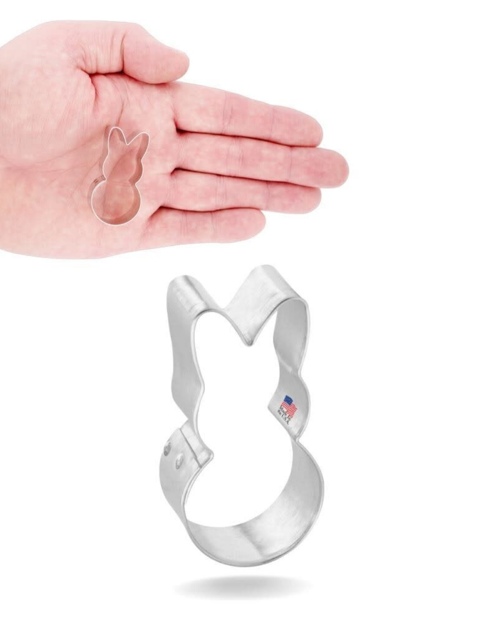Mini Easter Bunny Body Cookie Cutter (1.75")