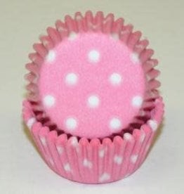 Polka Dot Mini Cups Pink (500ct)