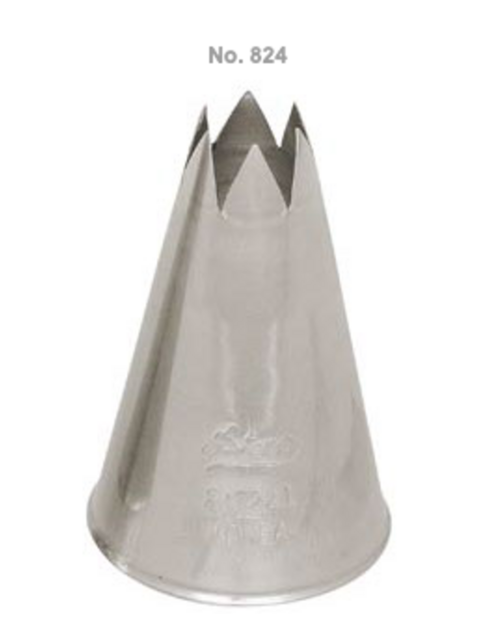 Open Star Large Decorating Tip (824)(1M) -Extra Large