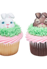 Bunny Face Cupcake Rings (box 144)