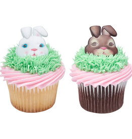Bunny Face Cupcake Rings (box 144)