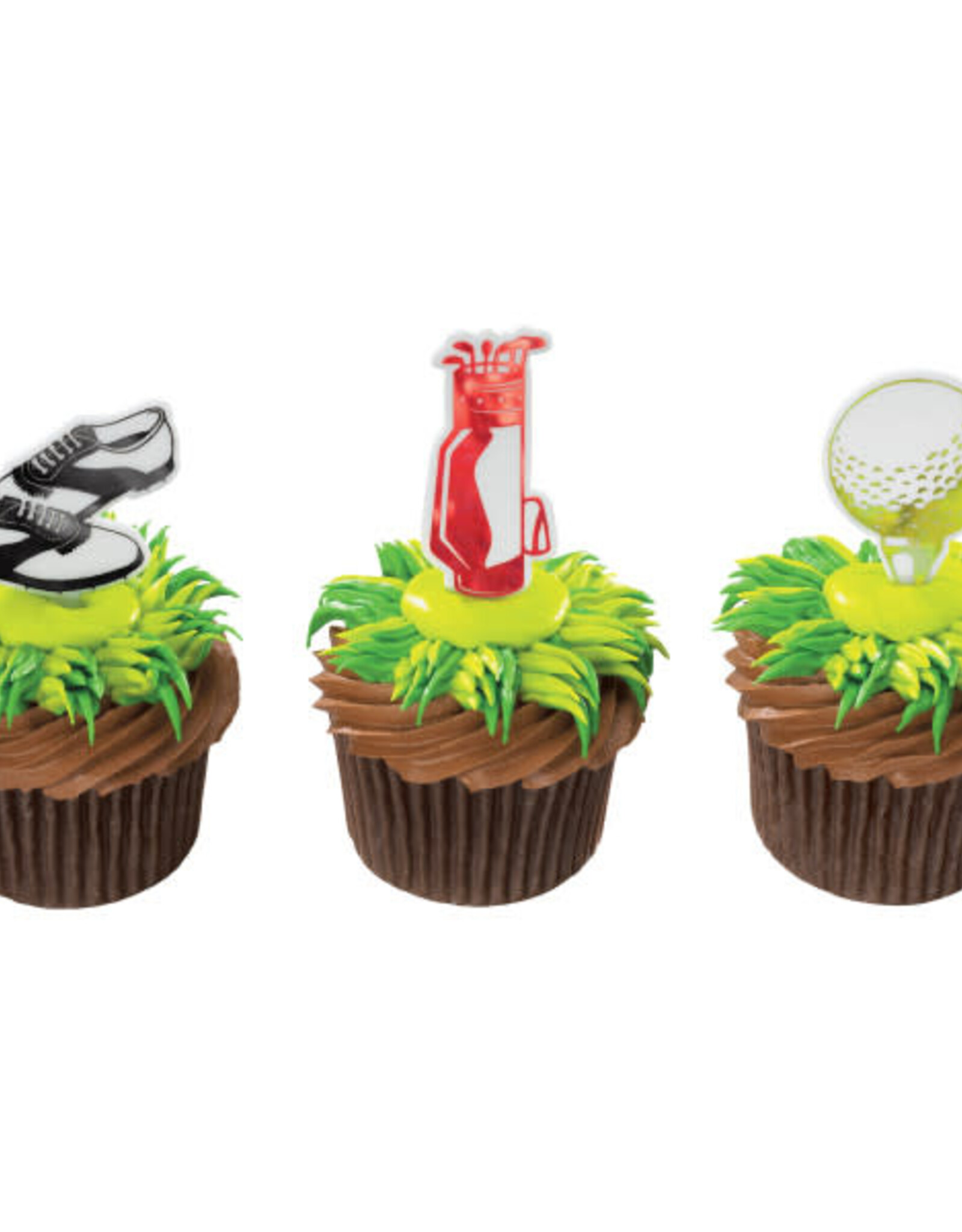 Golf Cupcake Picks (12)