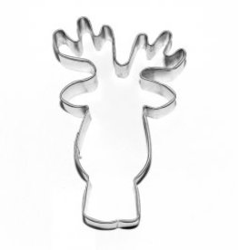 R and M Reindeer Face Cookie Cutter (3.5")