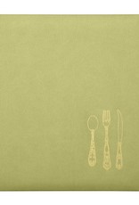 CR Gibson Leatherette Recipe Binder (Chartreuse)