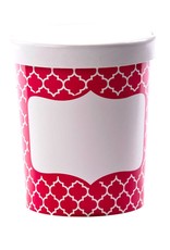 Soup Cups, Large (Scarlet Quadrafoil) 3pk