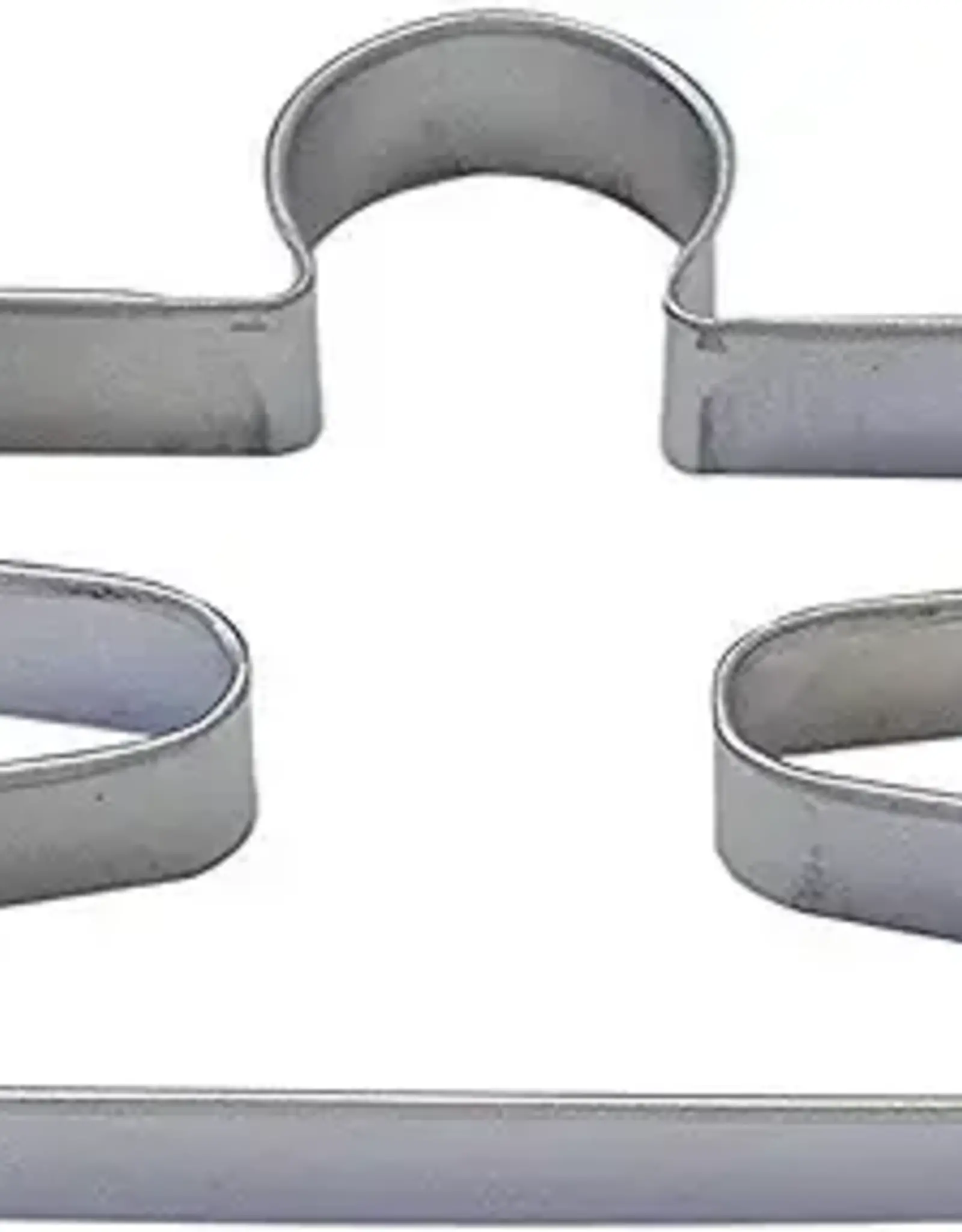 Puzzle Piece with Flat Edge Cookie Cutter (3.25")