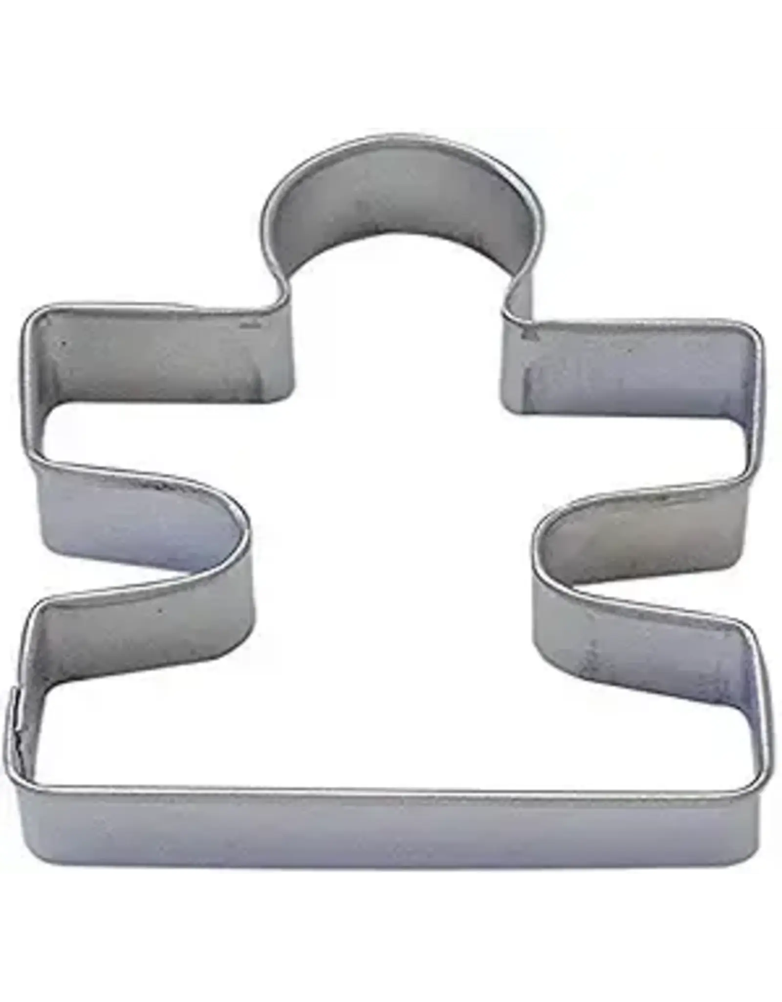Puzzle Piece with Flat Edge Cookie Cutter (3.25")