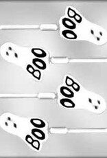 Ghost Boo Chocolate Sucker Mold