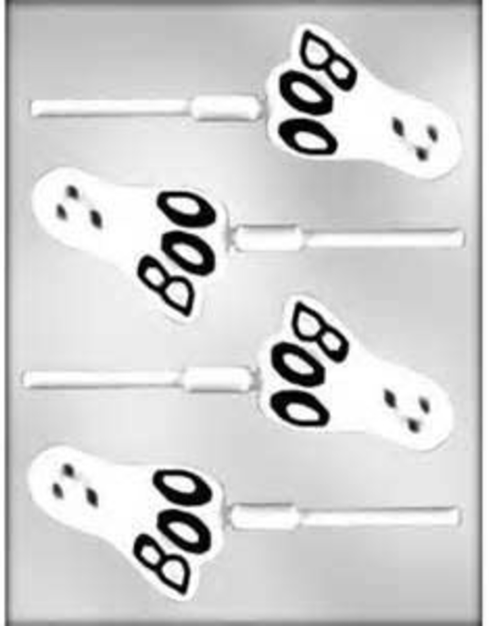 Ghost Boo Chocolate Sucker Mold